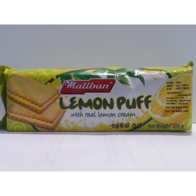 Maliban Lemon Puff 200g